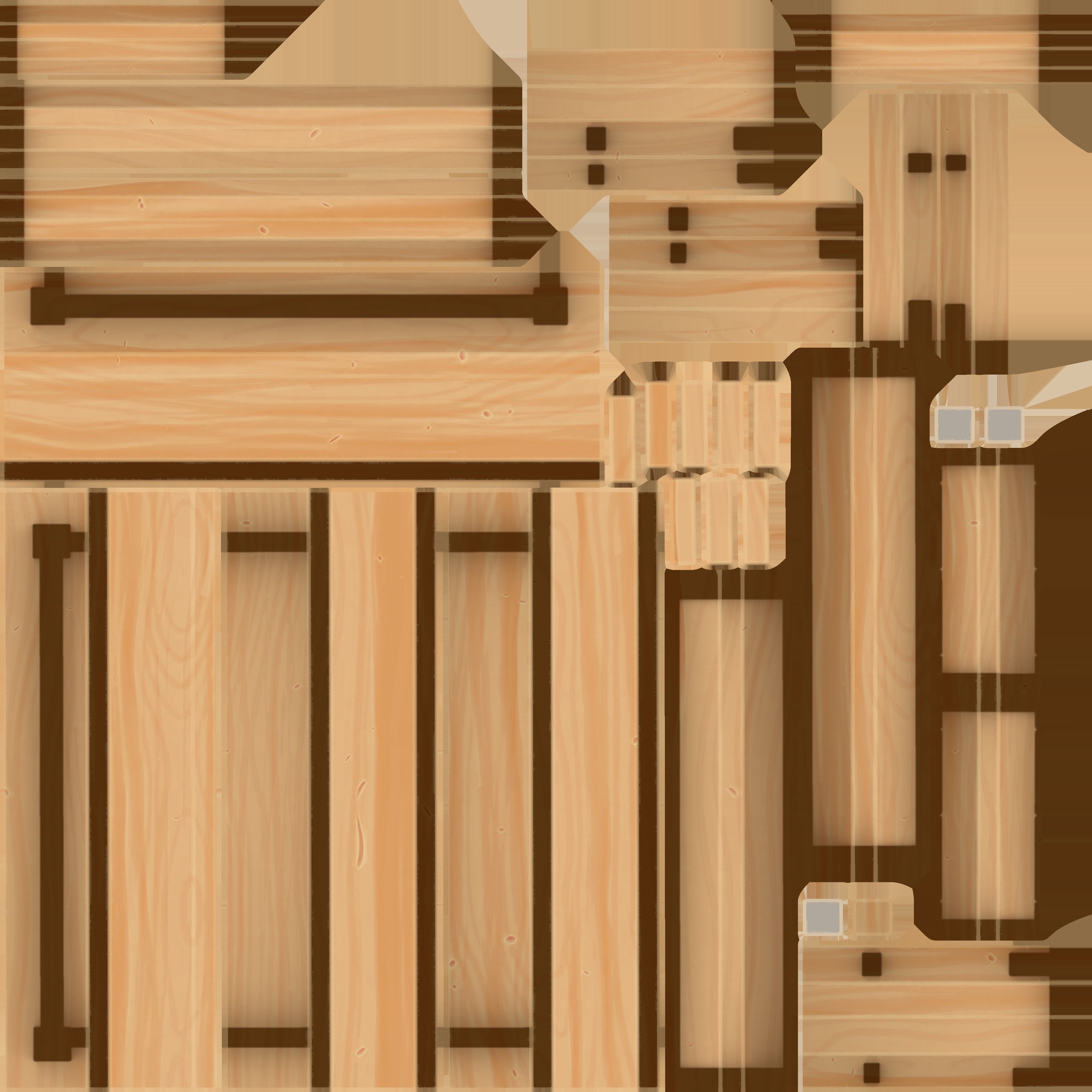 Stylized furniture pack 3D model_16