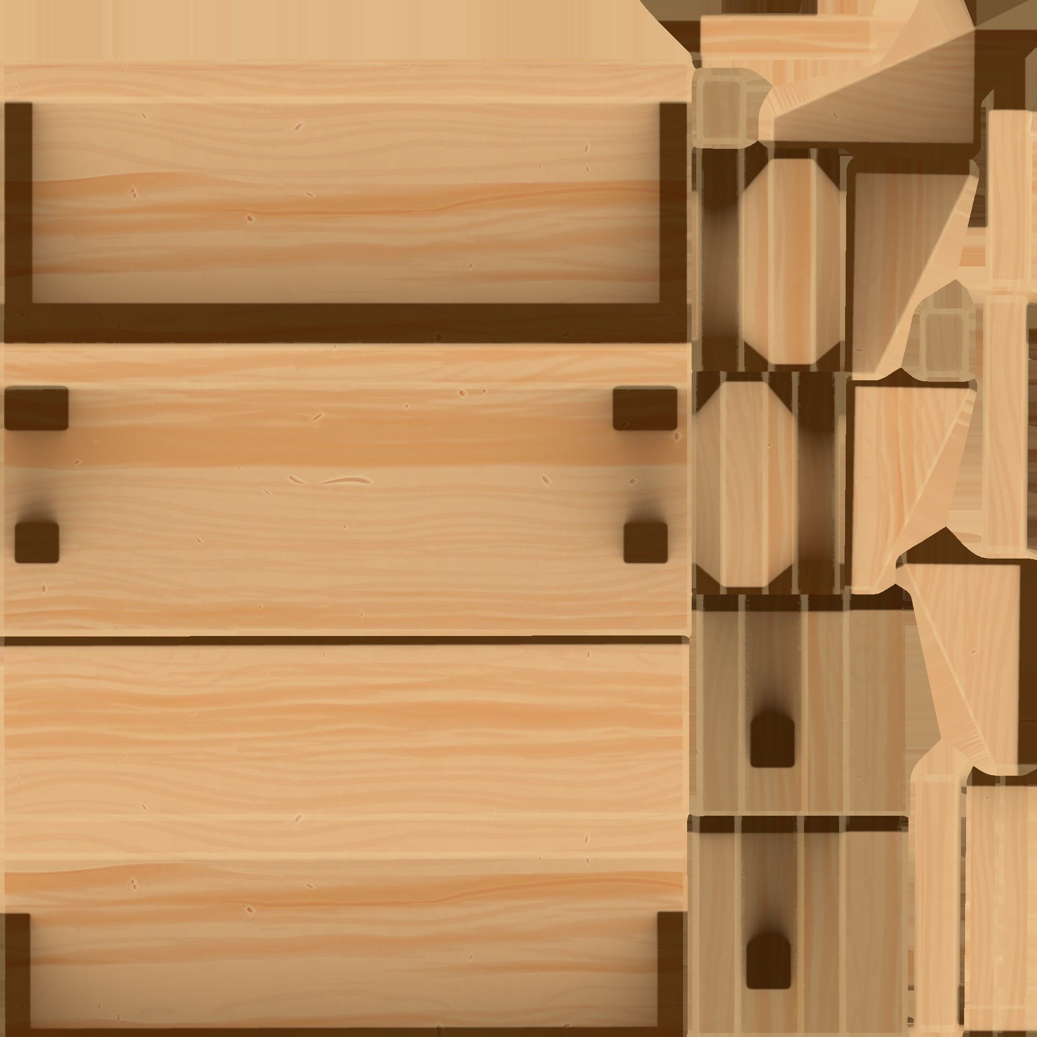 Stylized furniture pack 3D model_14