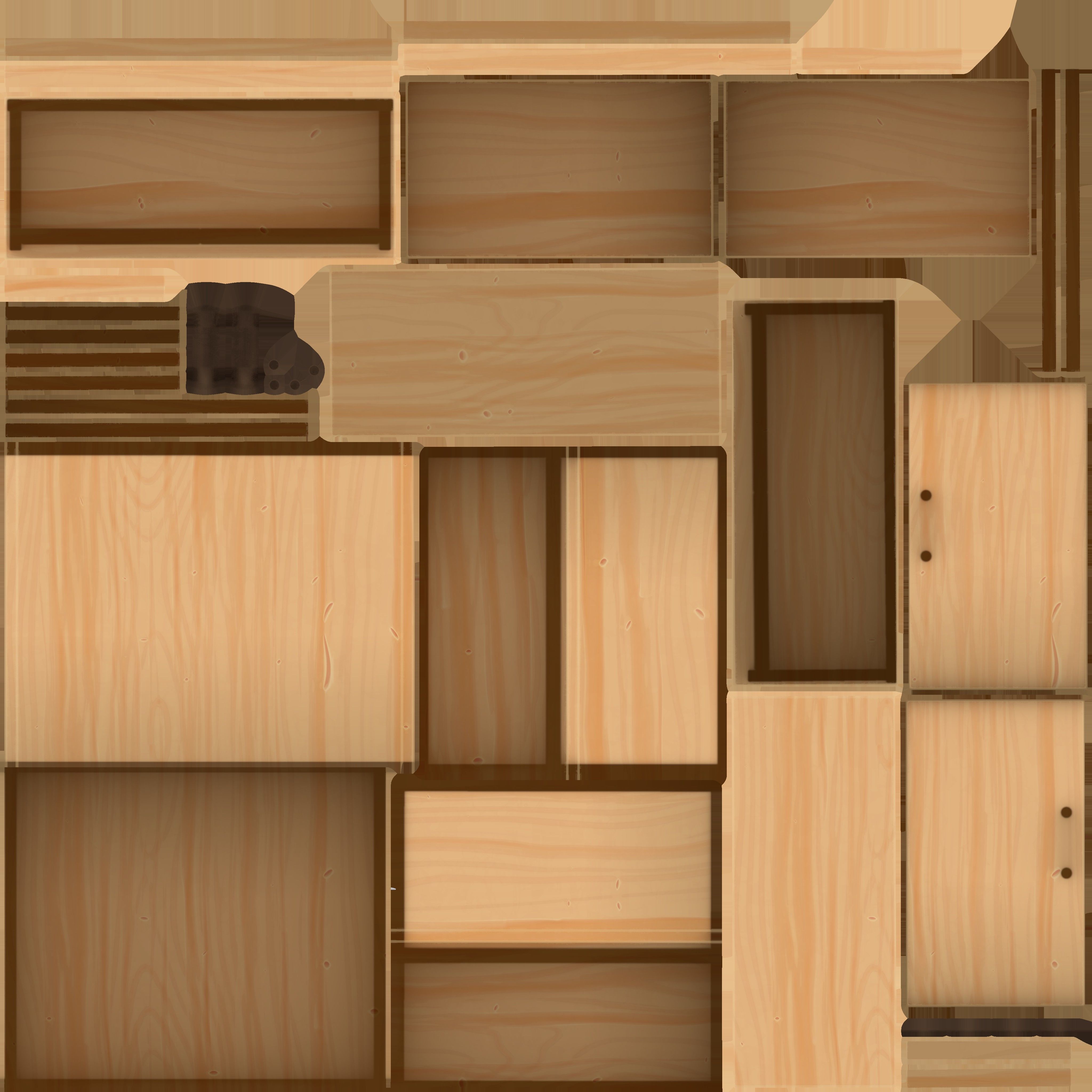 Stylized furniture pack 3D model_18