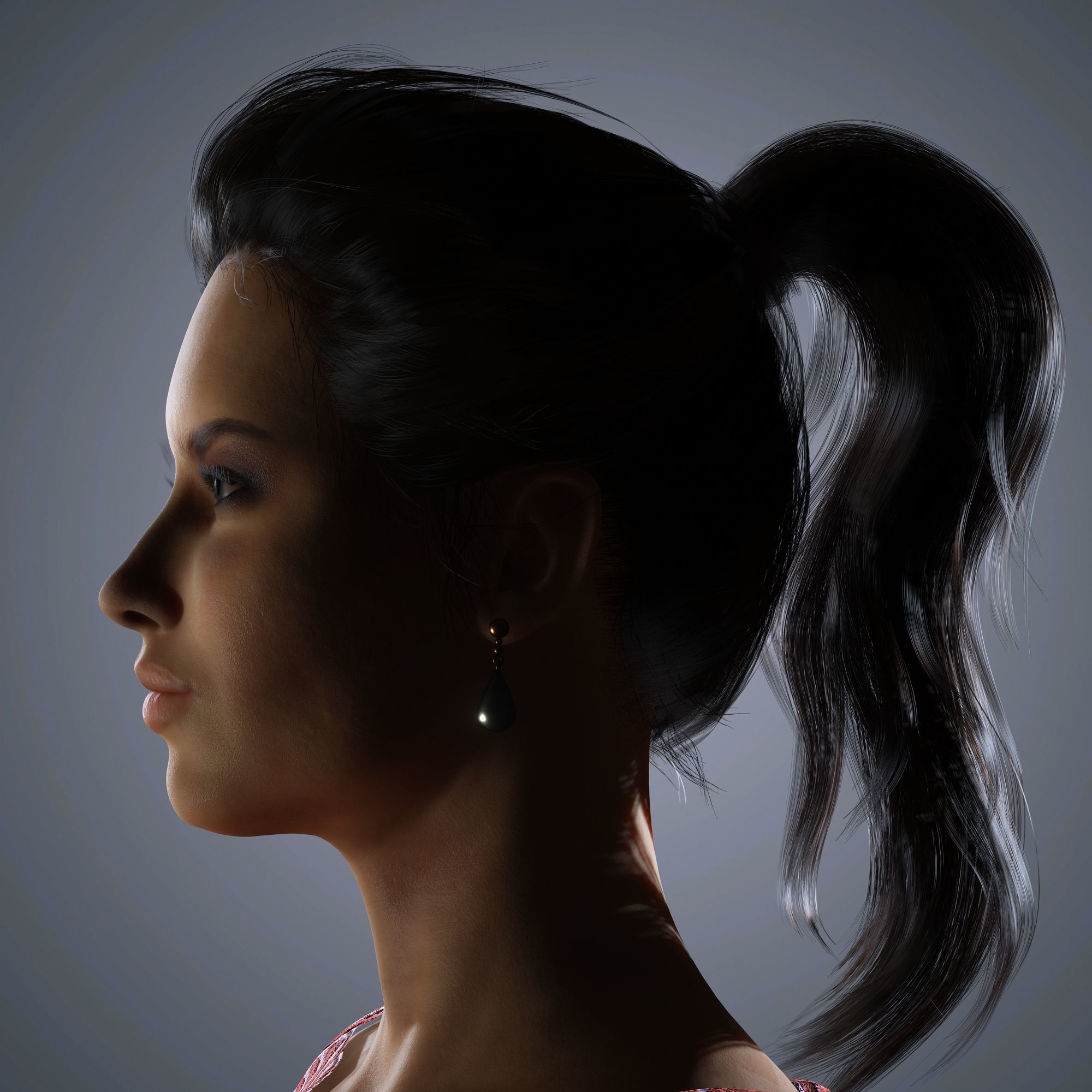 Adriana Lima Character 3D Model Low-poly 3D model_5