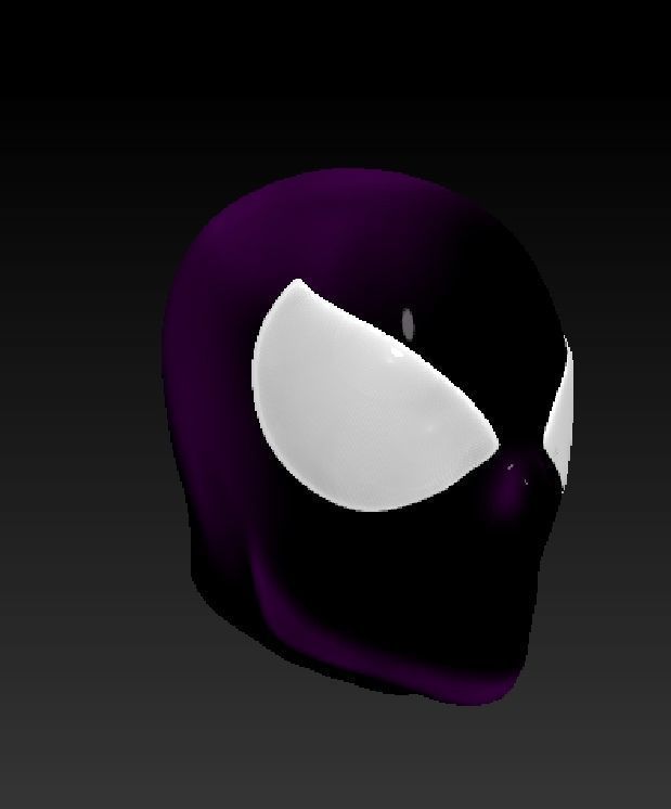 Ultimate Spider-Man Head sculpt from Shattered Dimensions 3D print model_2