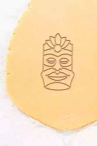 African Mask Cookie Cutter - Biscuit Cutter