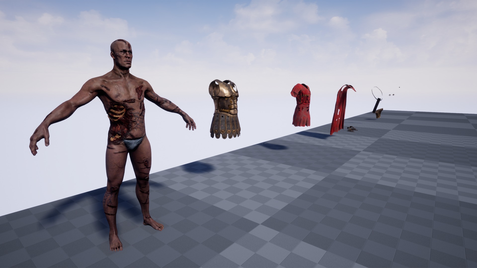 SPARTAN ROYAL GUARD UNDEAD 1 Low-poly 3D model_21