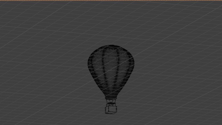 Realistic 3D Hot Air Balloon Model Games and Visualizations Free low-poly 3D model_3