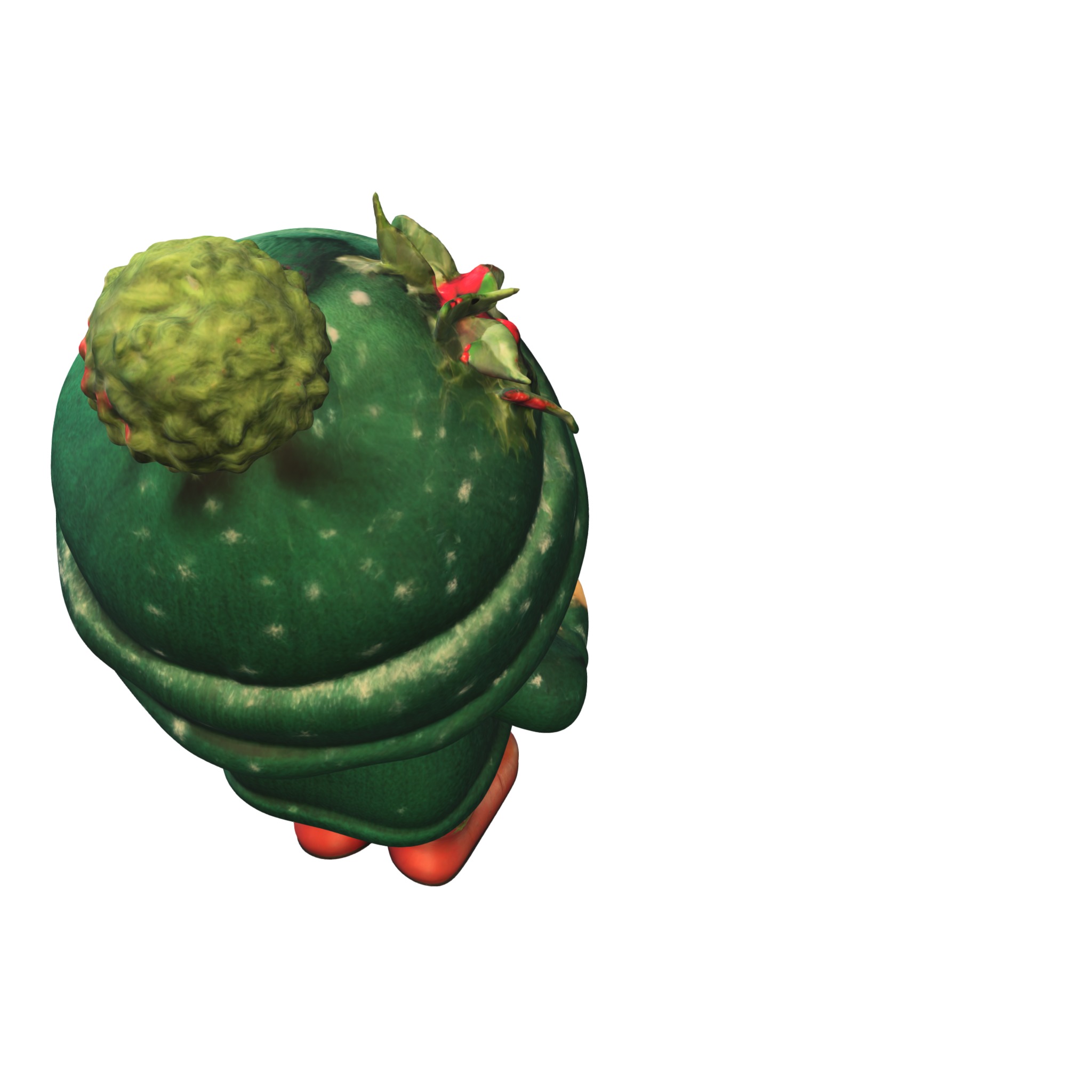 doll decor christmas  Low-poly 3D model_4