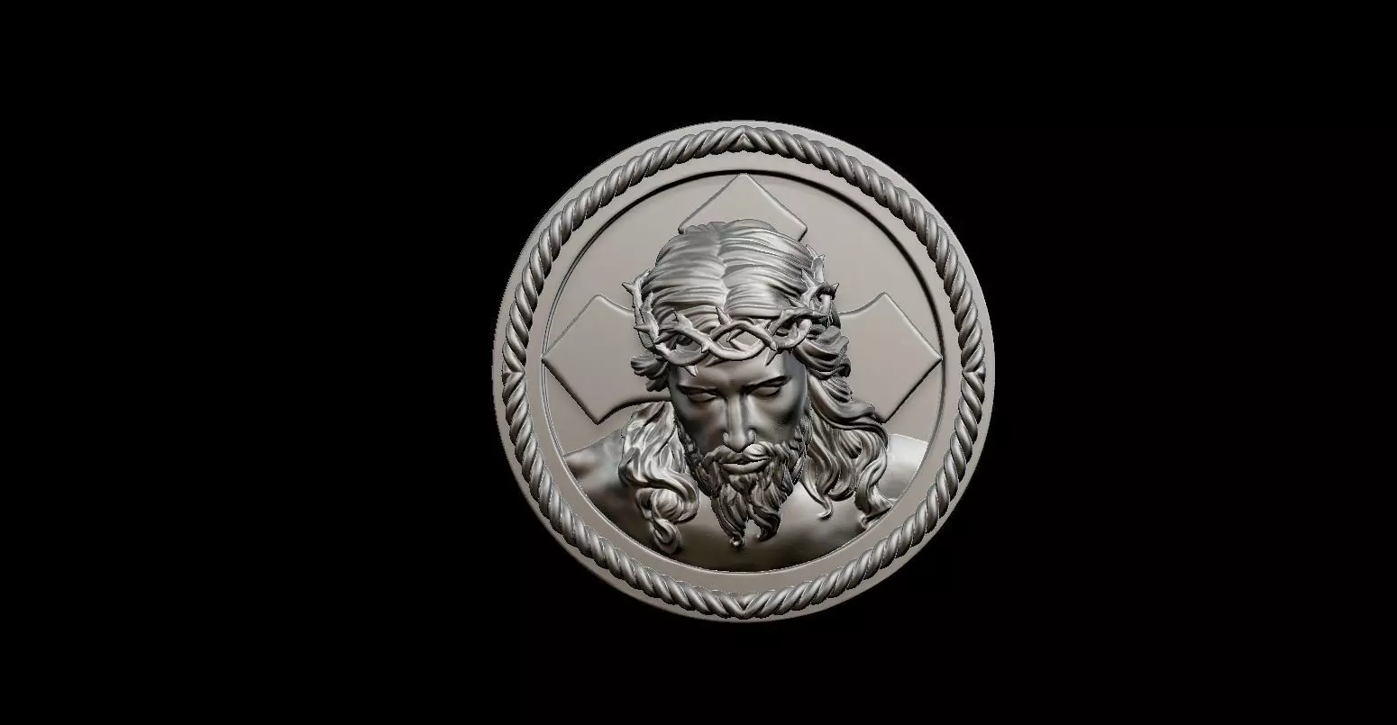 JESUS STATEMENT RING 3D print model_0