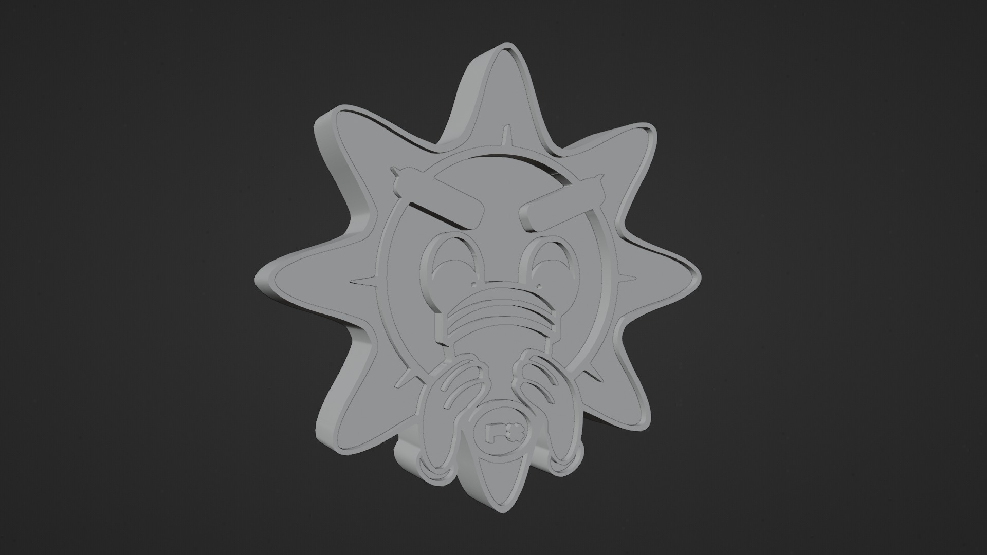 Glo Gang Logo 3D model_3