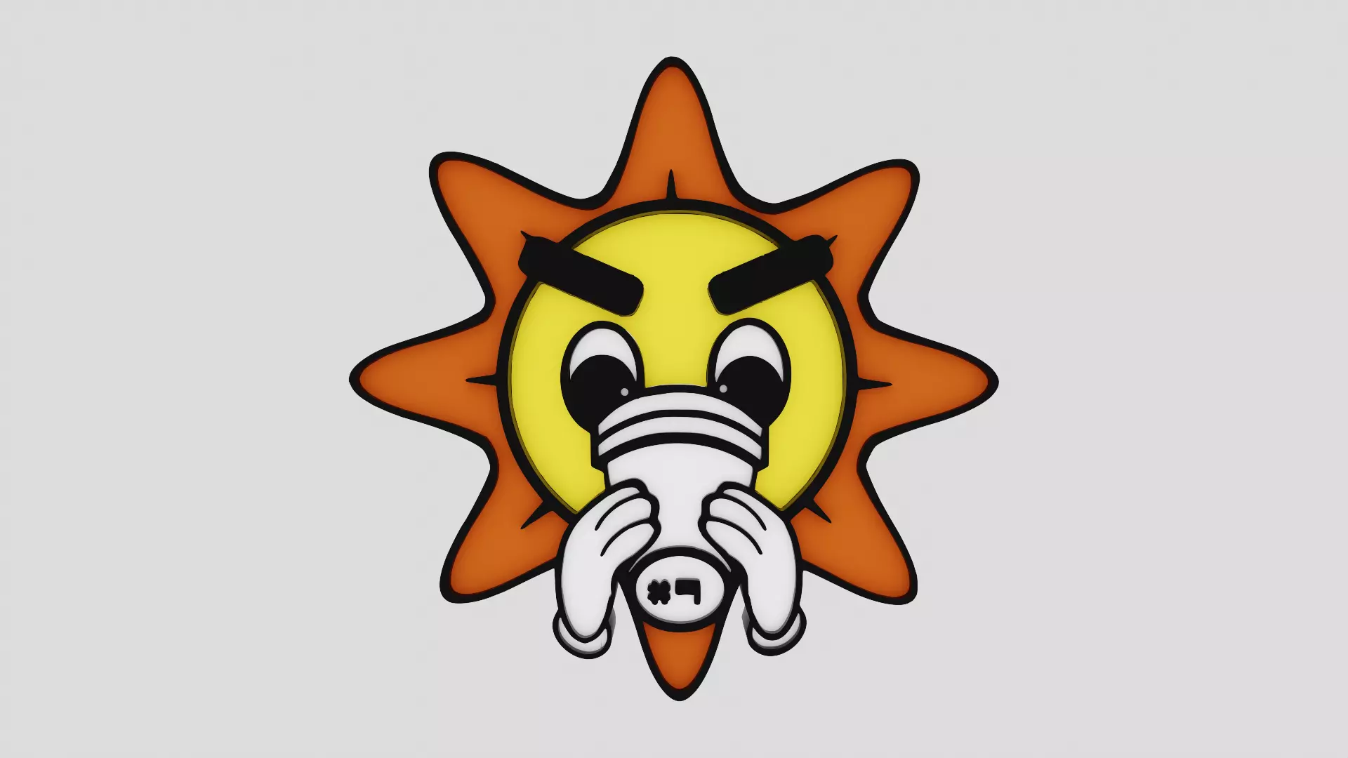 Glo Gang Logo 3D model_0