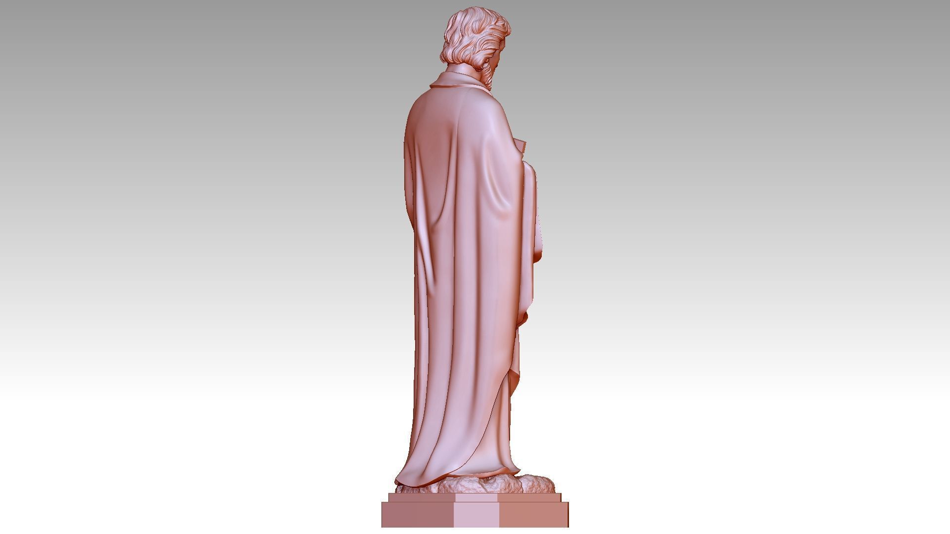 Saint Joseph 3D print model_5