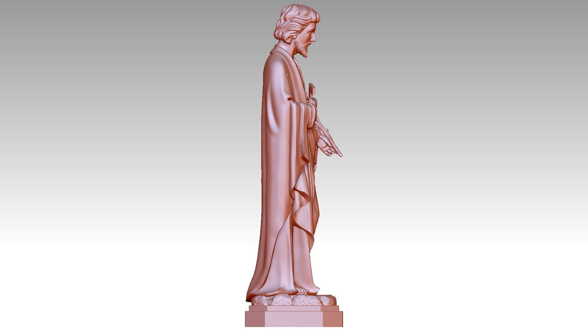 Saint Joseph 3D print model_6
