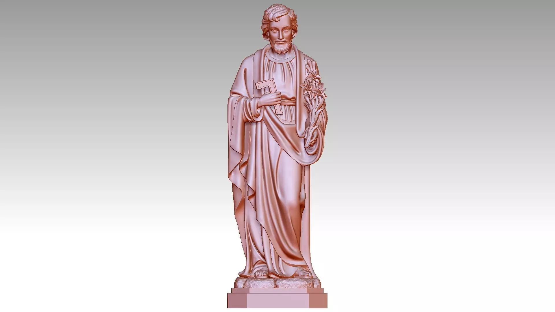 Saint Joseph 3D print model_0