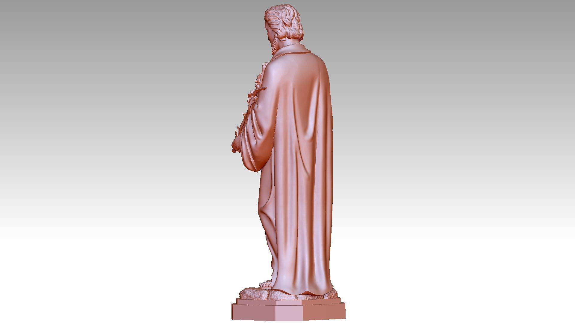 Saint Joseph 3D print model_3