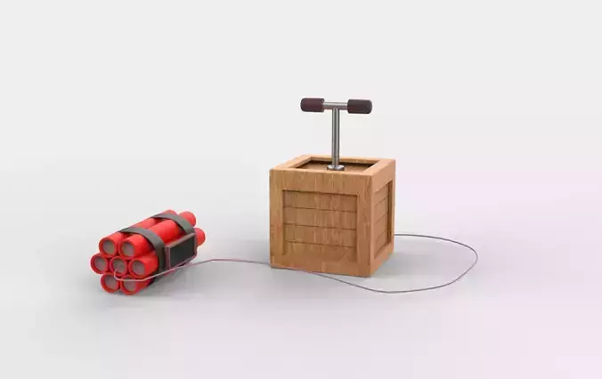 tnt cartoon pack 3D model