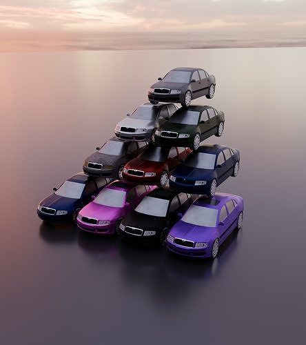 Skoda Superb 3U  3D model
