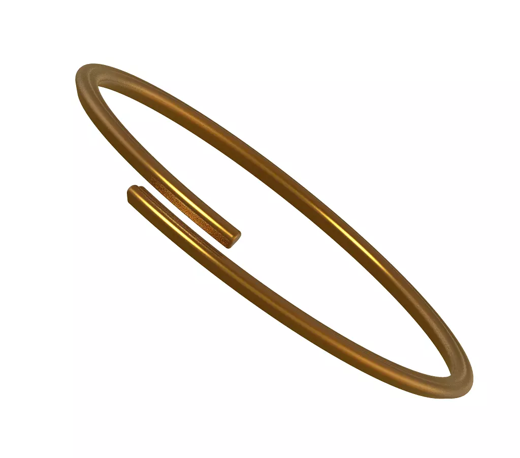 Fancy Heart Bracelet 3D print model_0