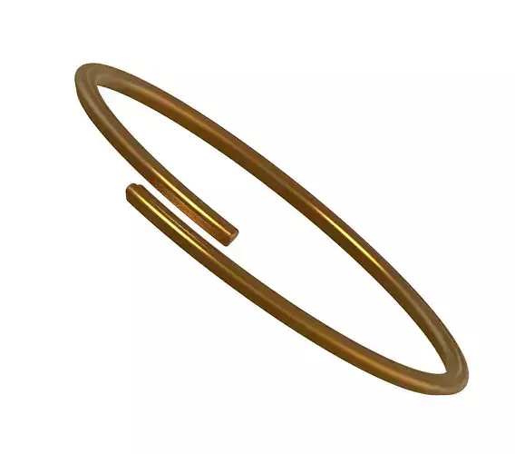 Fancy Heart Bracelet 3D print model