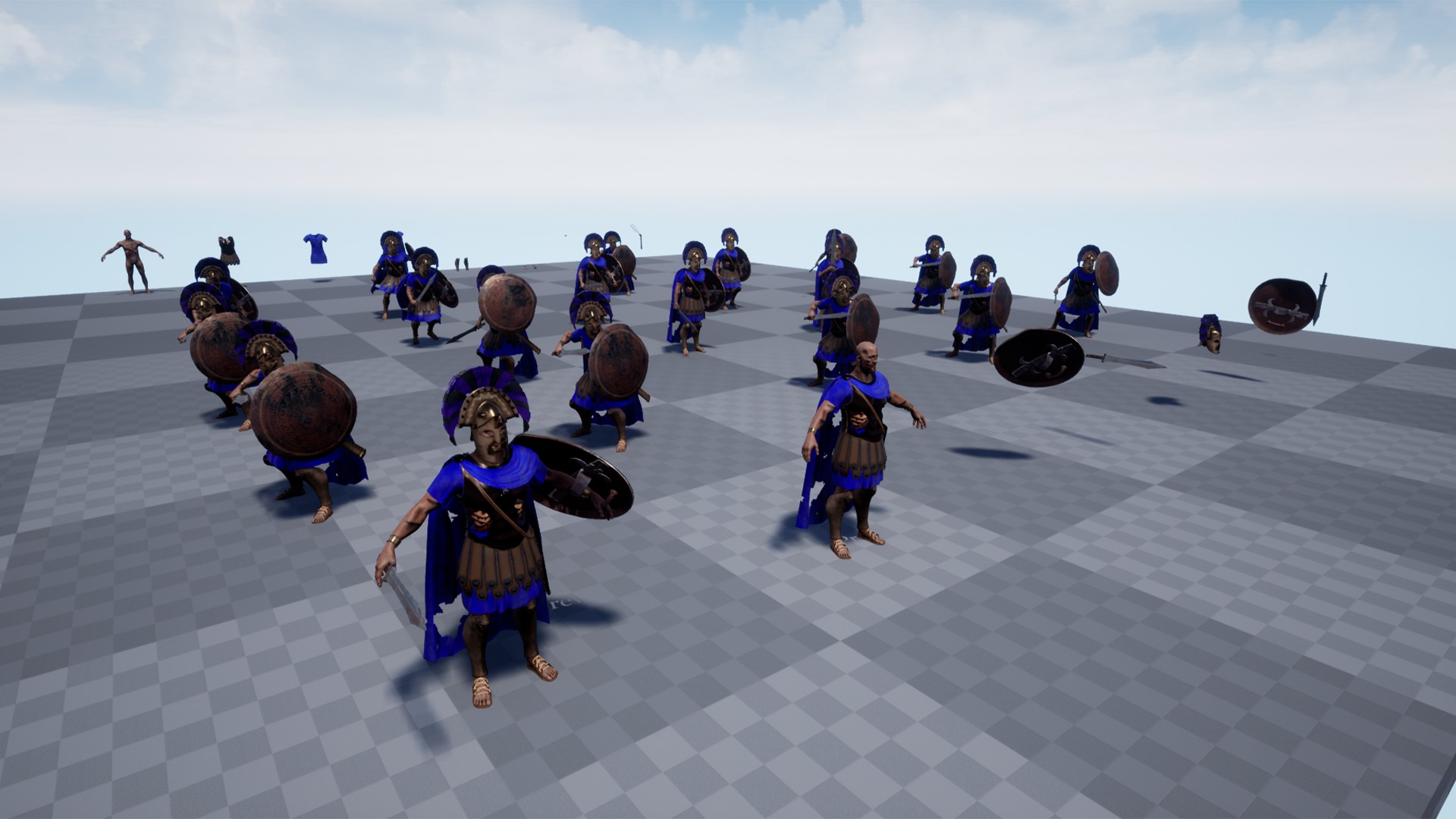 SPARTAN ROYAL GUARD UNDEAD 2 Low-poly 3D model_15