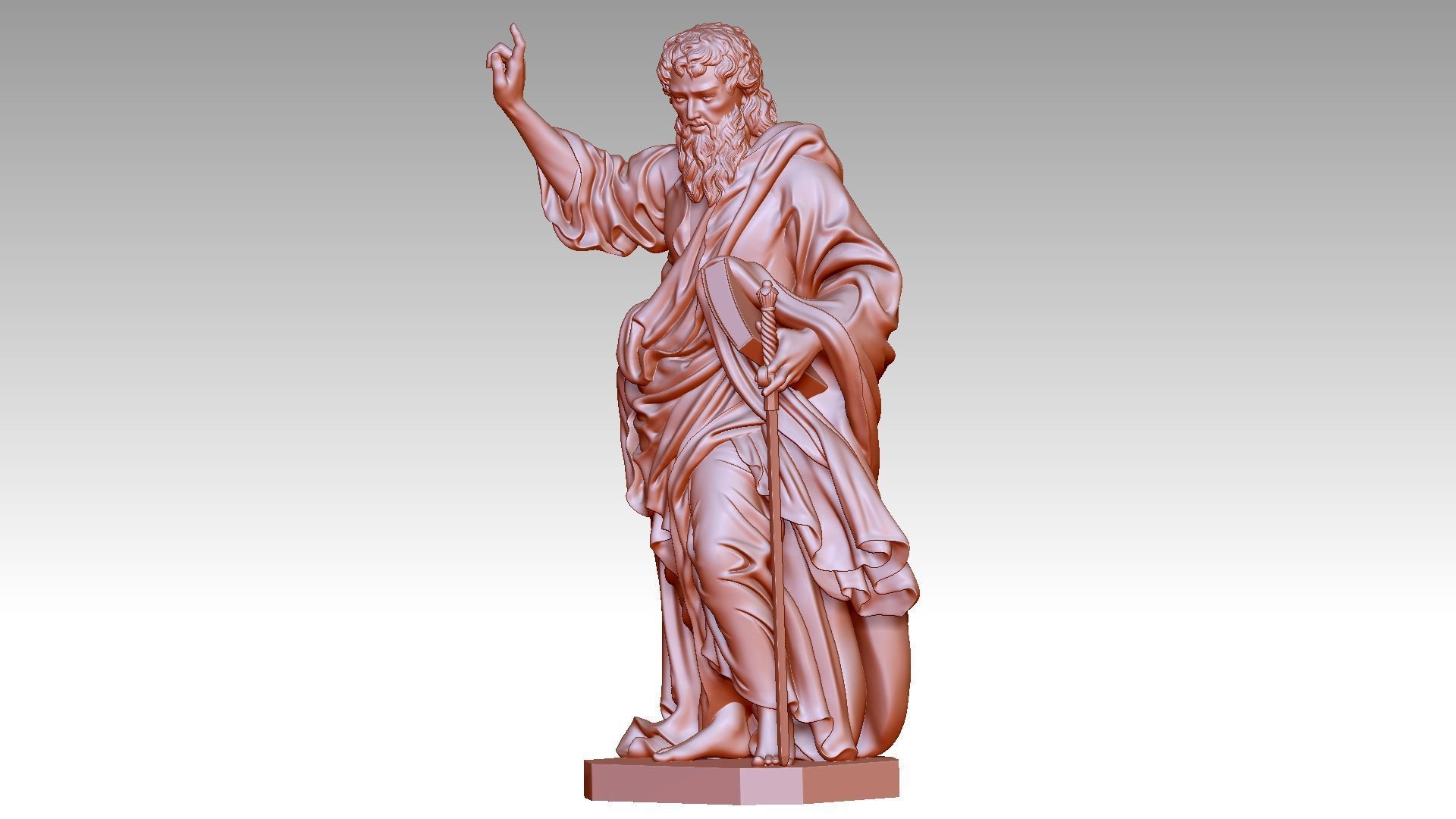 Saint Paul 2 3D print model_1