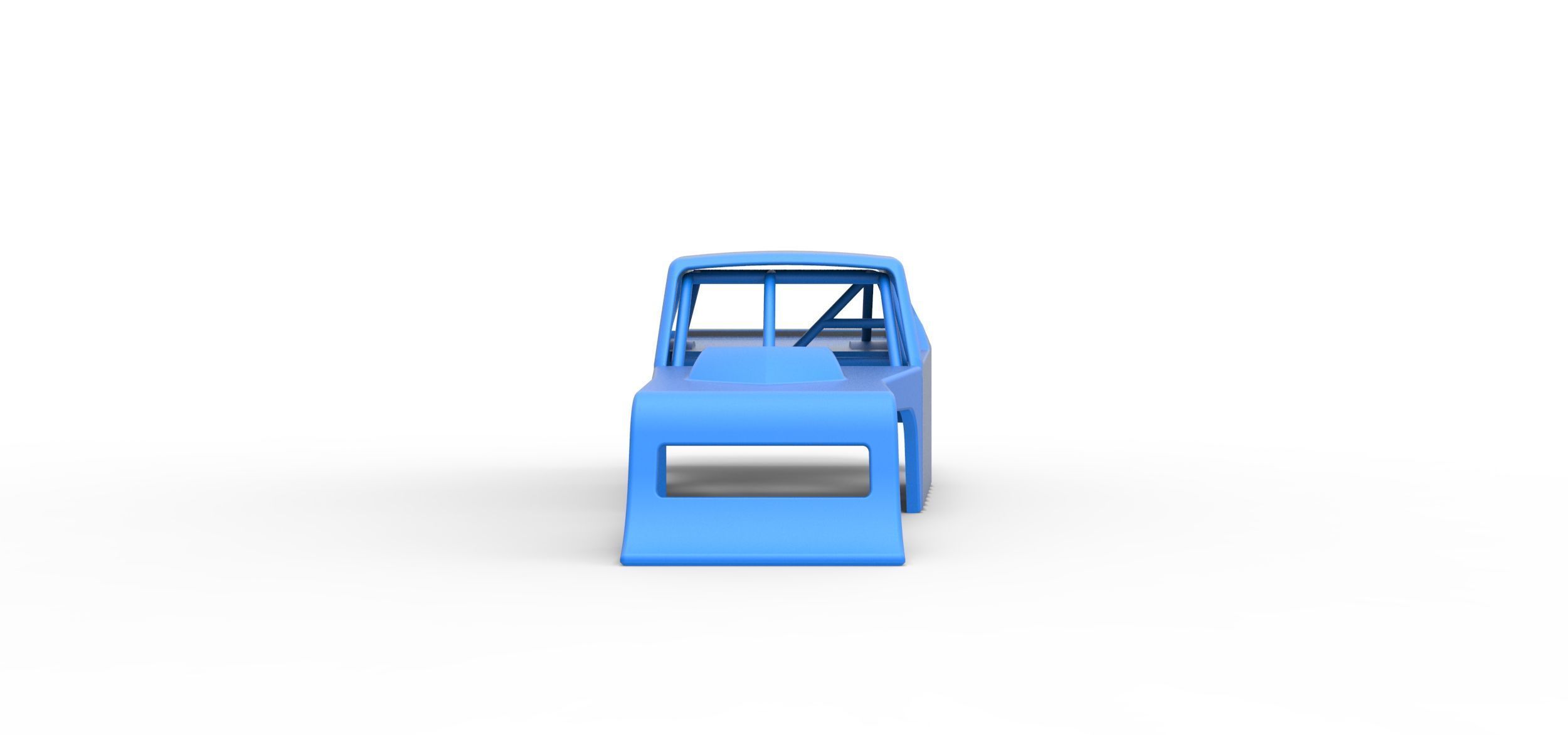 Shell of Asphalt Modified stock car V1 Scale 1 to 25 3D print model_4