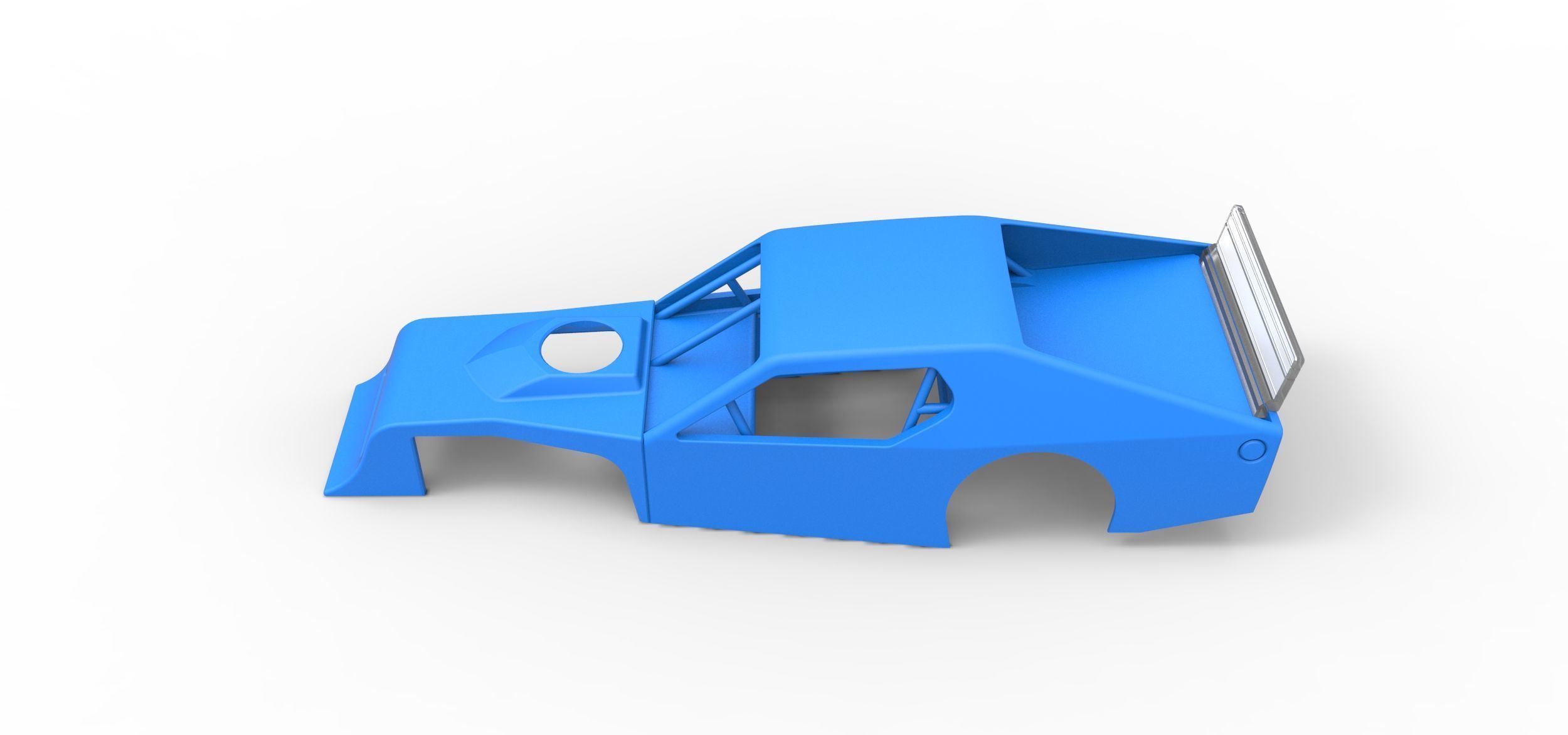 Shell of Asphalt Modified stock car V1 Scale 1 to 25 3D print model_7