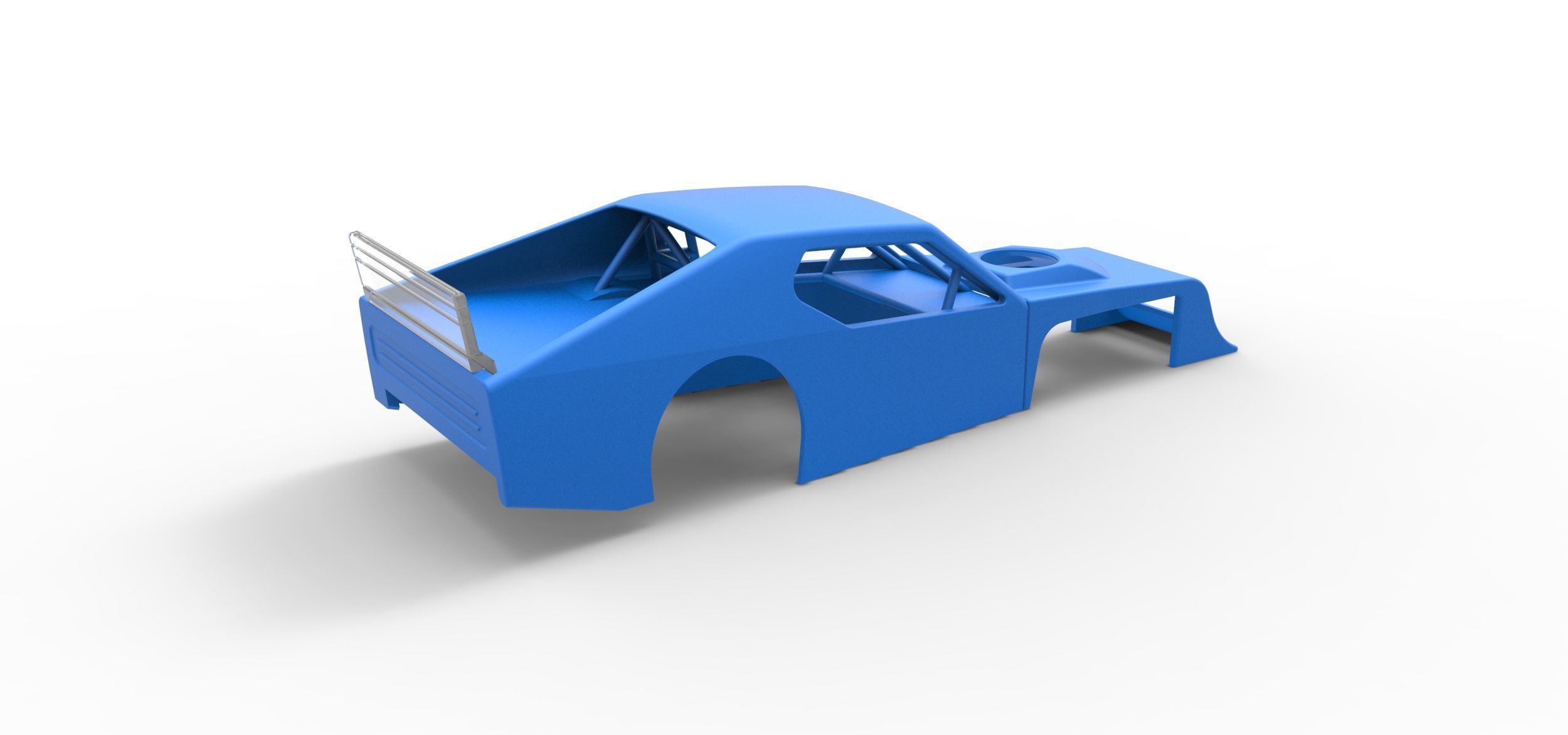 Shell of Asphalt Modified stock car V1 Scale 1 to 25 3D print model_13