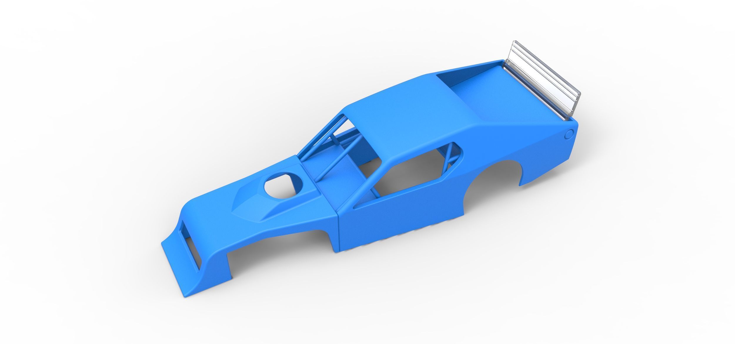 Shell of Asphalt Modified stock car V1 Scale 1 to 25 3D print model_1