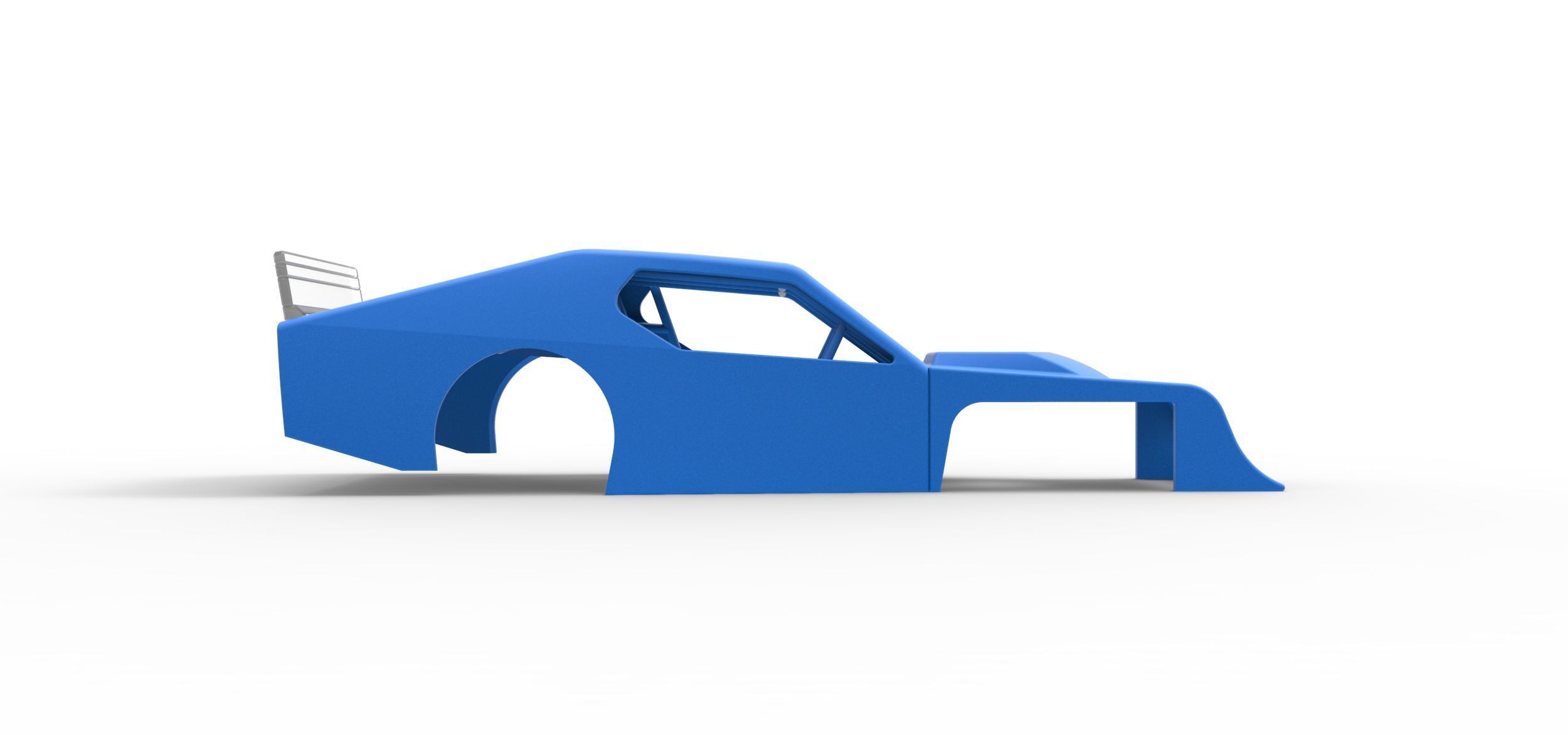 Shell of Asphalt Modified stock car V1 Scale 1 to 25 3D print model_14