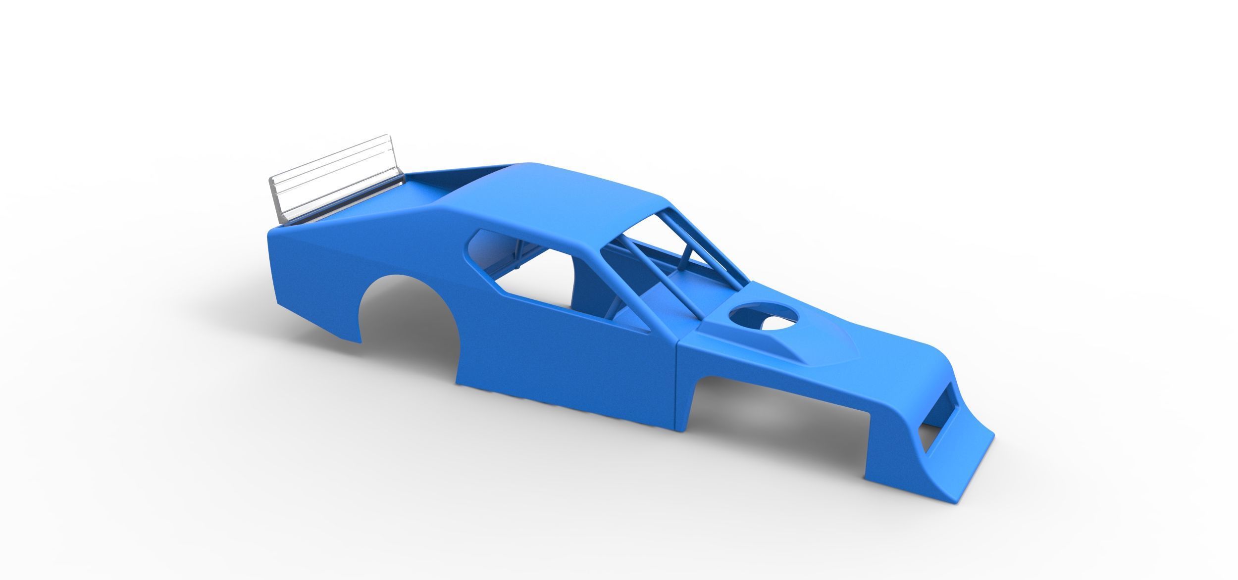 Shell of Asphalt Modified stock car V1 Scale 1 to 25 3D print model_16