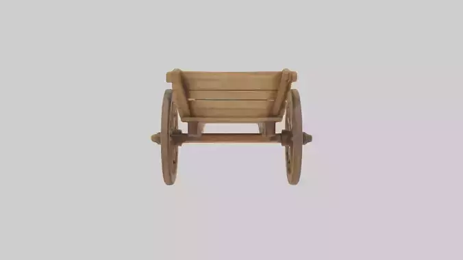 Wooden cart Model