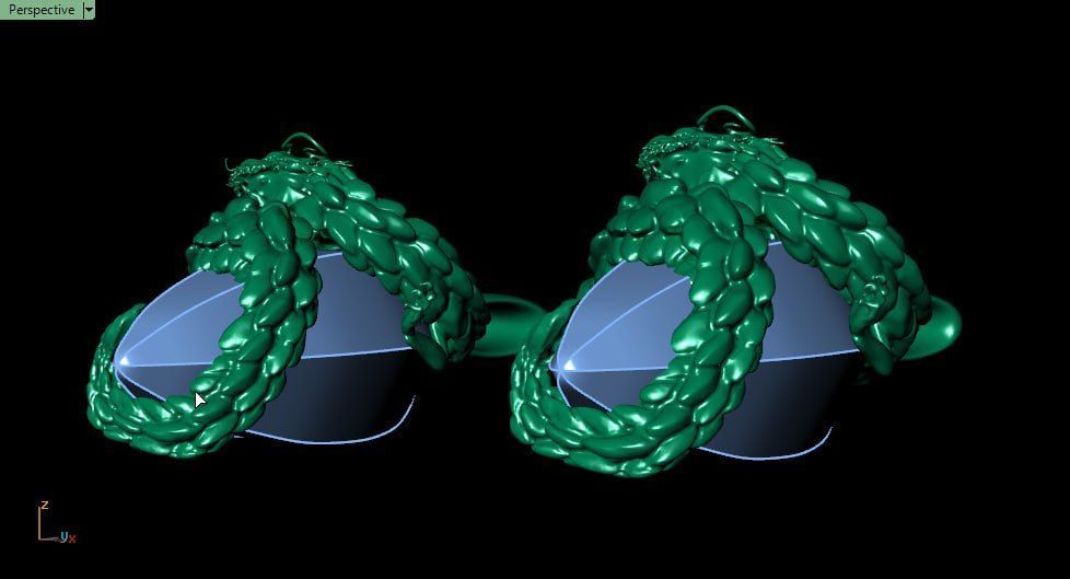 Dragon on a hexagon stone solid and hollow 3D print model_4