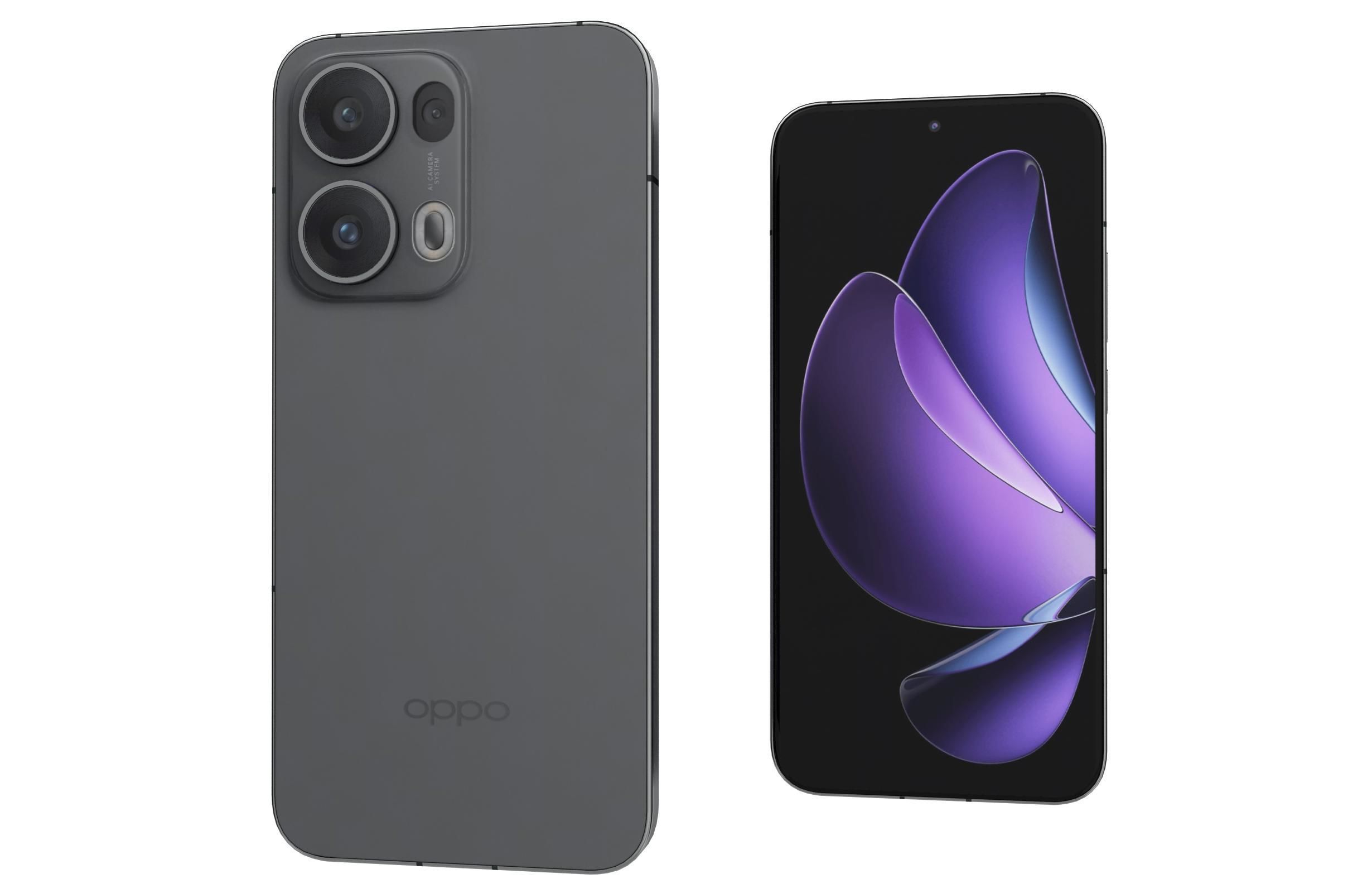 Oppo Reno 13 Pro All Colors 3D model_8
