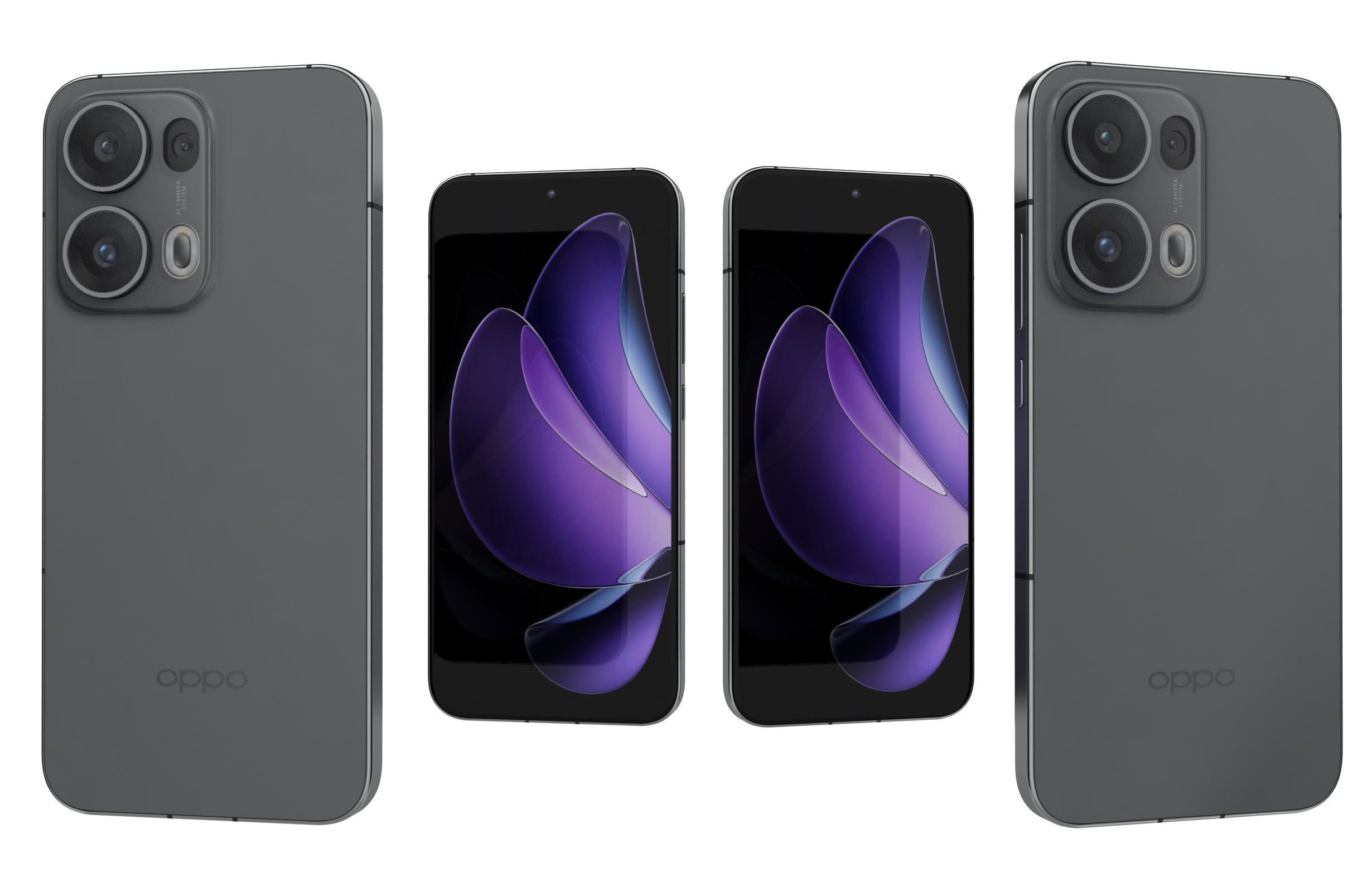 Oppo Reno 13 Pro All Colors 3D model_4