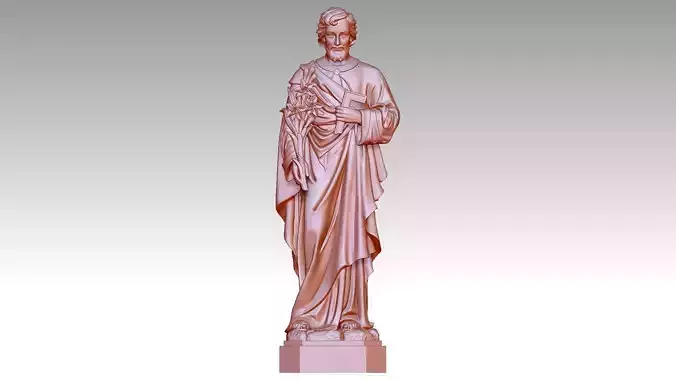 St Joseph 3 3D print model