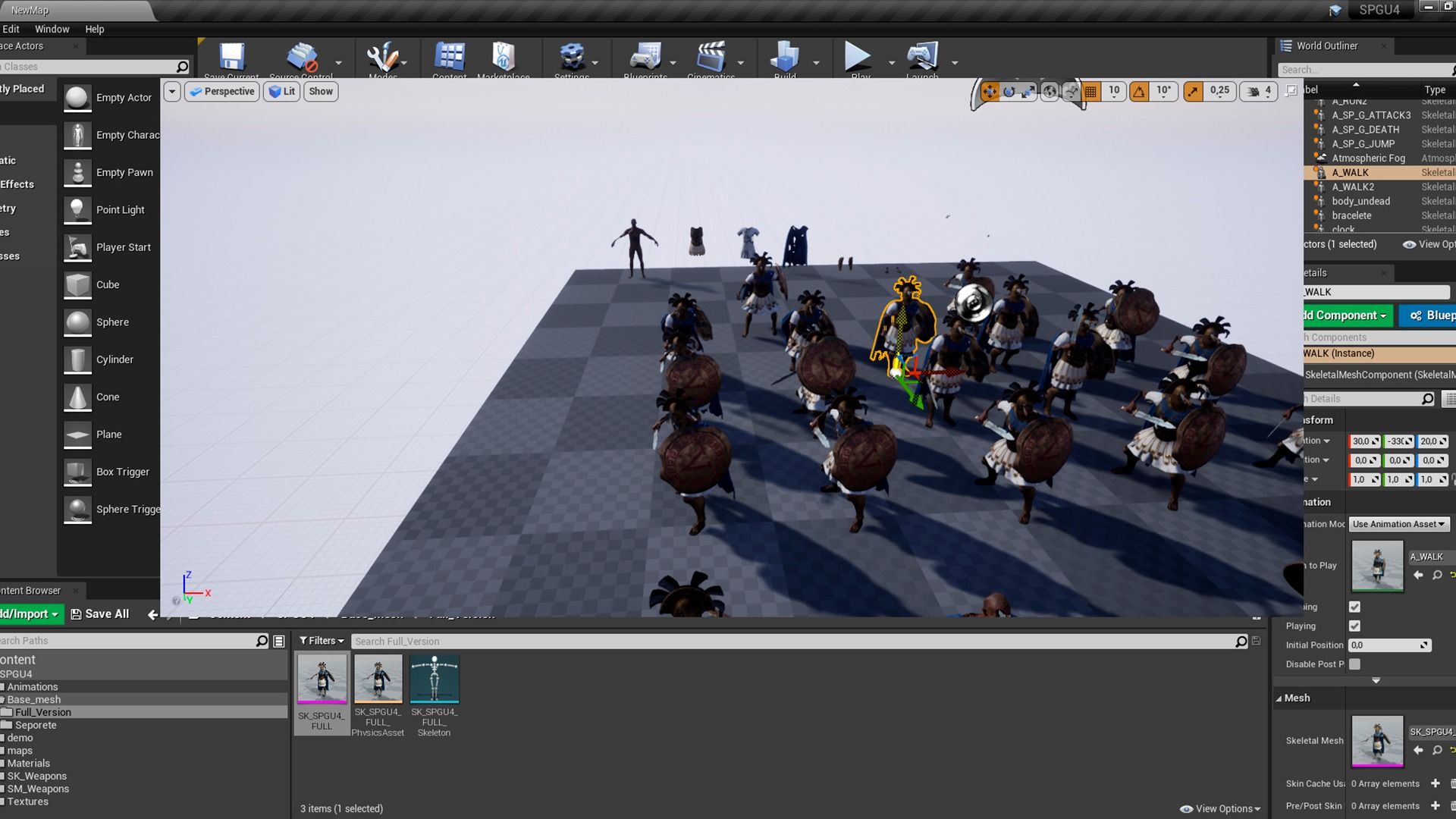 SPARTAN ROYAL GUARD UNDEAD 4 Low-poly 3D model_22