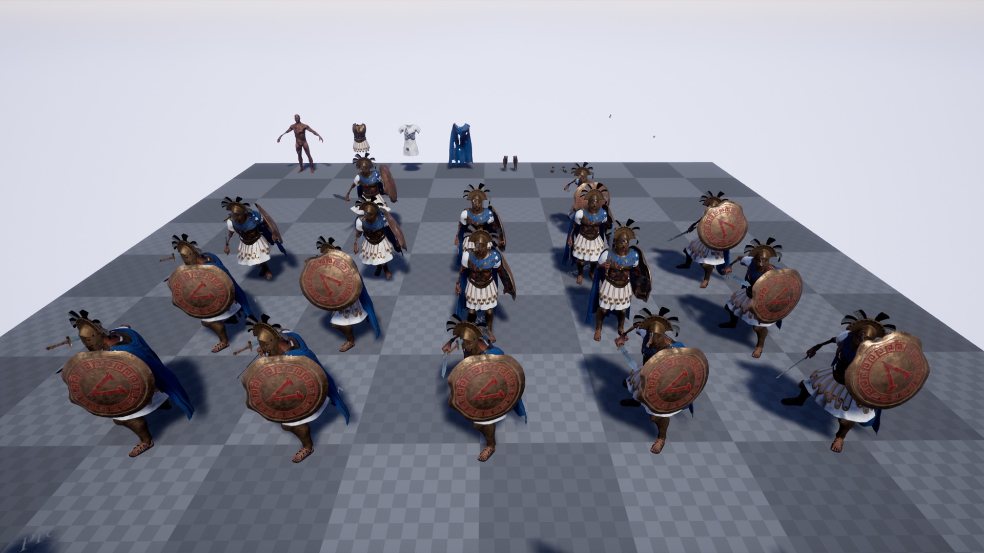 SPARTAN ROYAL GUARD UNDEAD 4 Low-poly 3D model_21