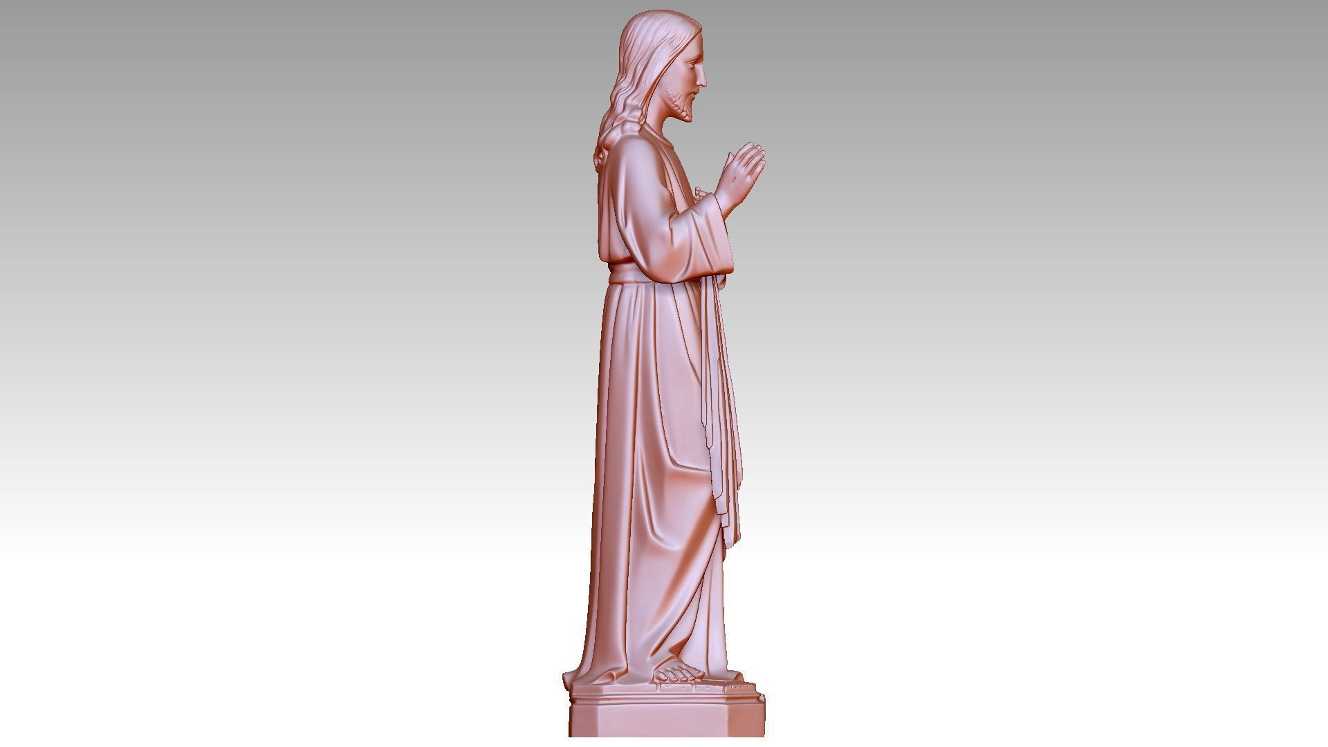 Jesus - Devine Mercy 3D print model_6