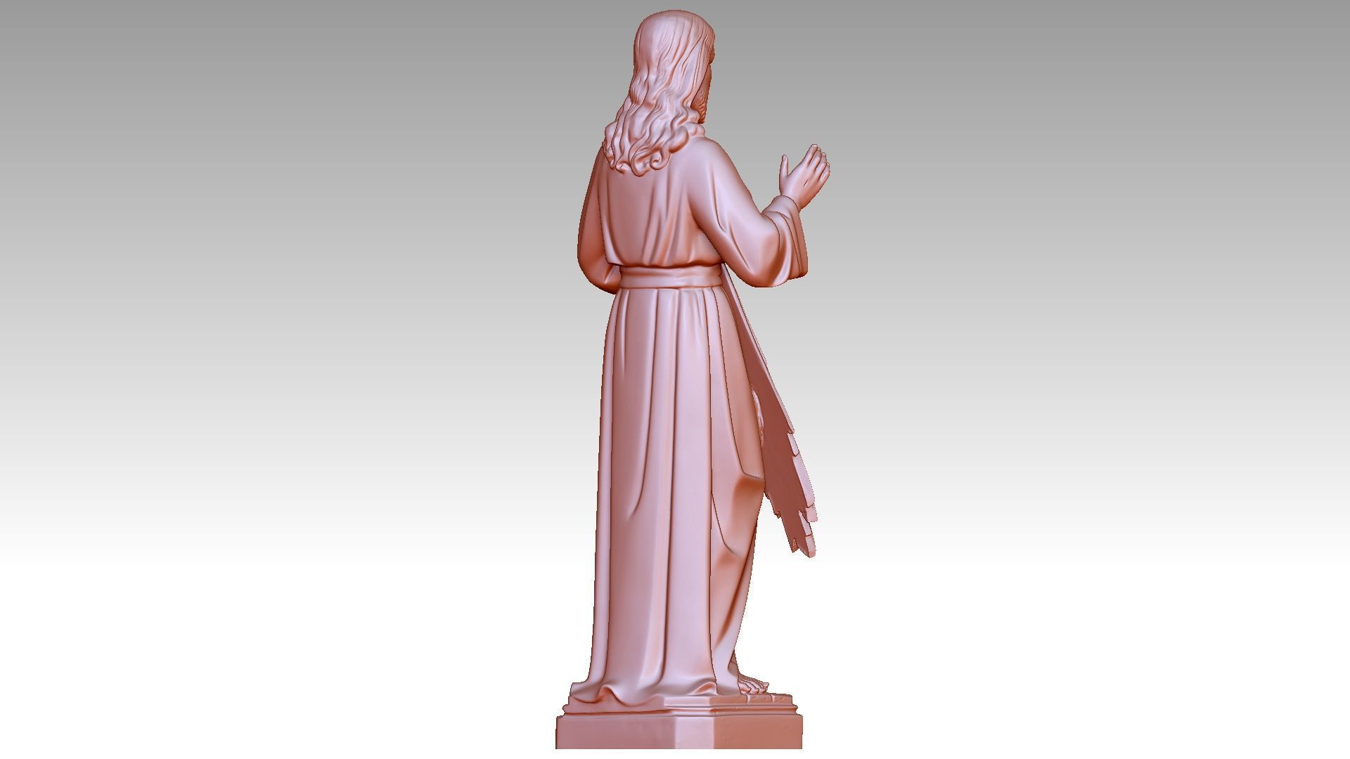 Jesus - Devine Mercy 3D print model_5