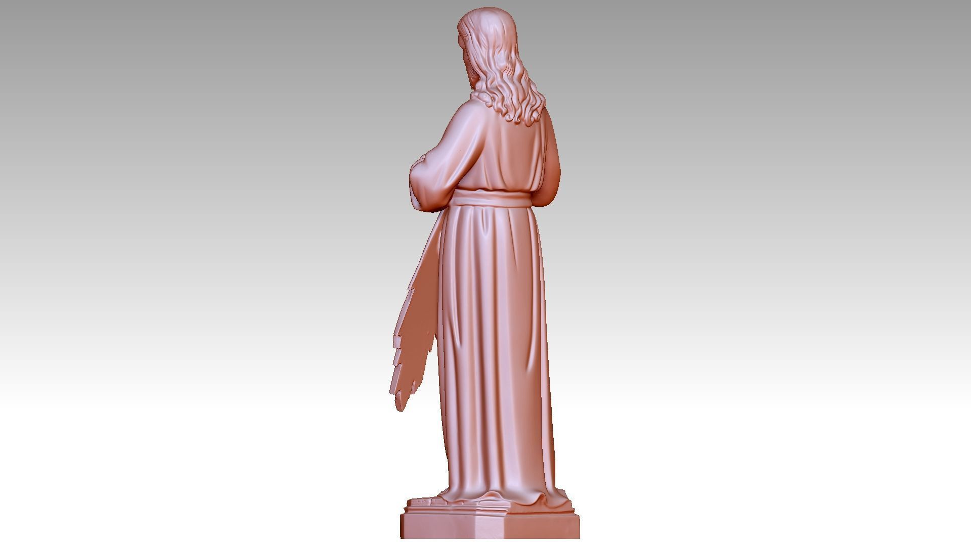 Jesus - Devine Mercy 3D print model_3