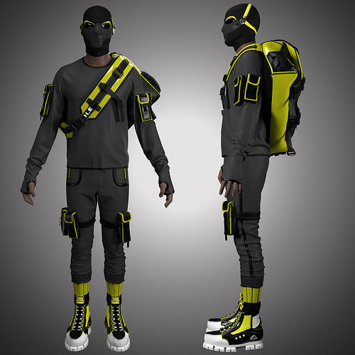 3d model of backpack 3D model