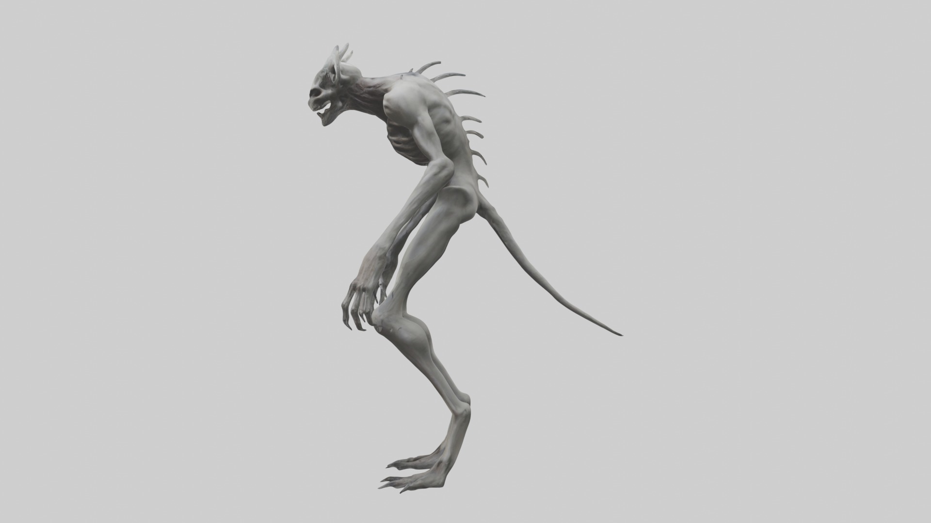 Wendigo Model Low-poly 3D model_6