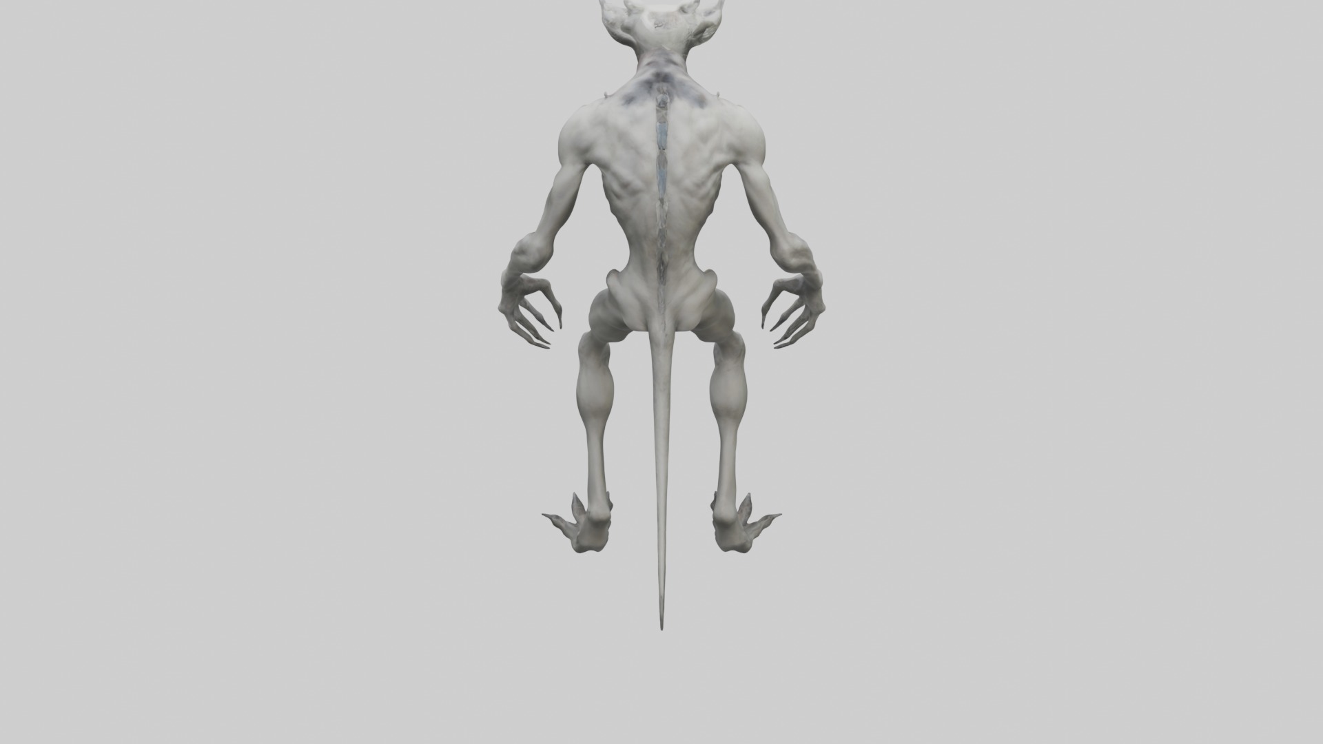 Wendigo Model Low-poly 3D model_9