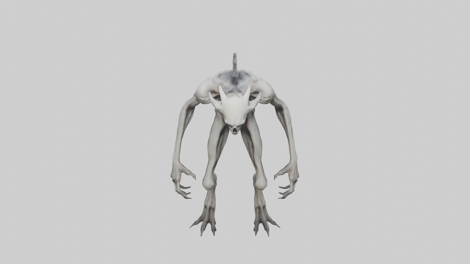 Wendigo Model Low-poly 3D model_10
