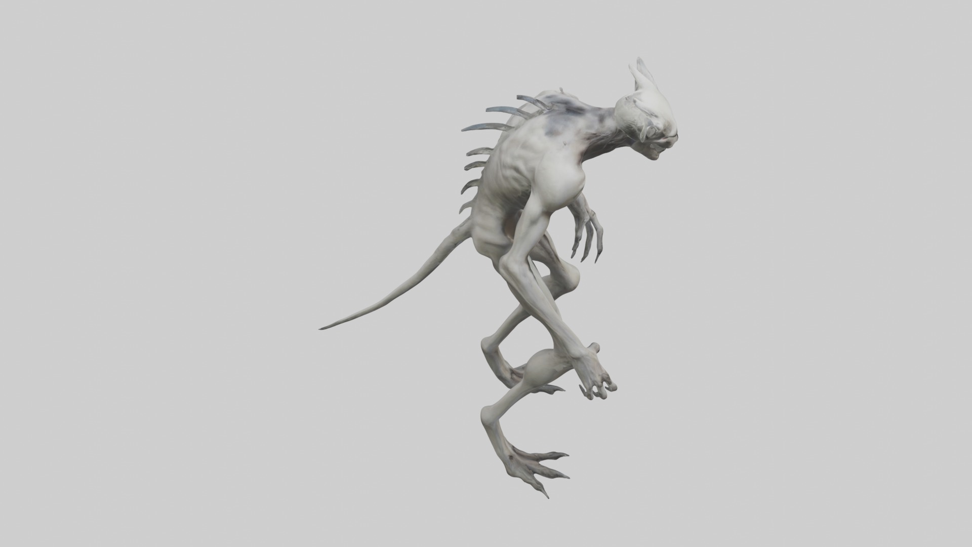 Wendigo Model Low-poly 3D model_12
