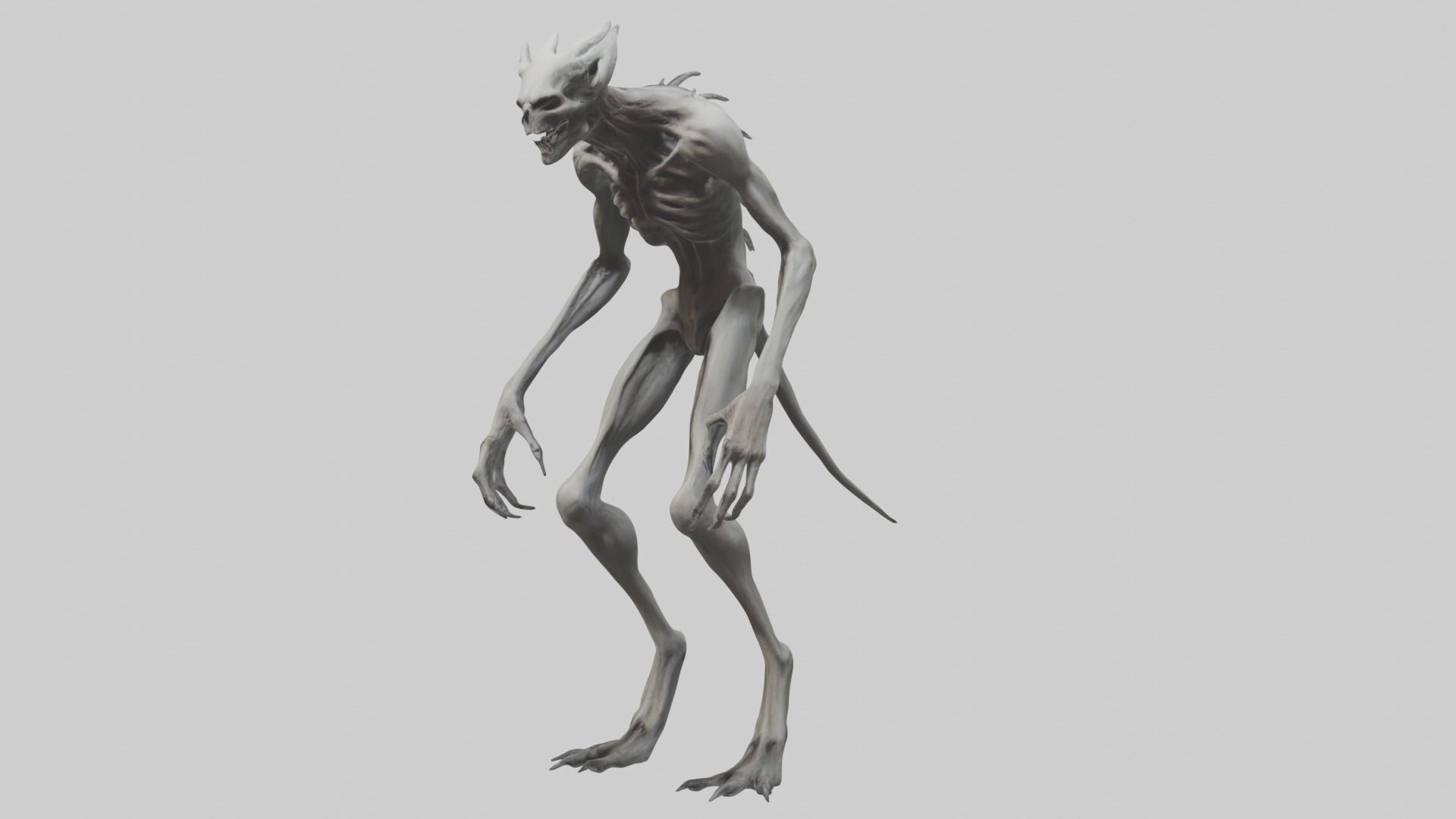 Wendigo Model Low-poly 3D model_4