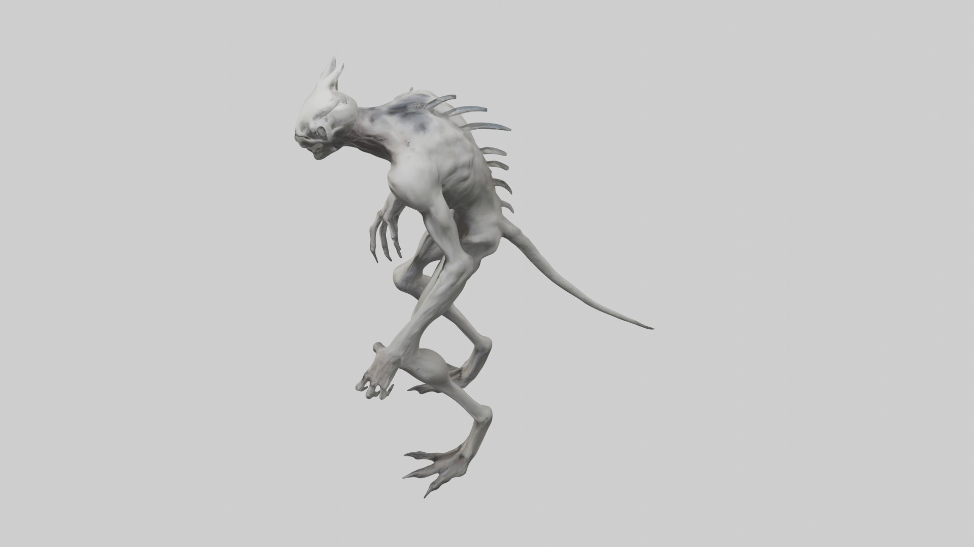 Wendigo Model Low-poly 3D model_11