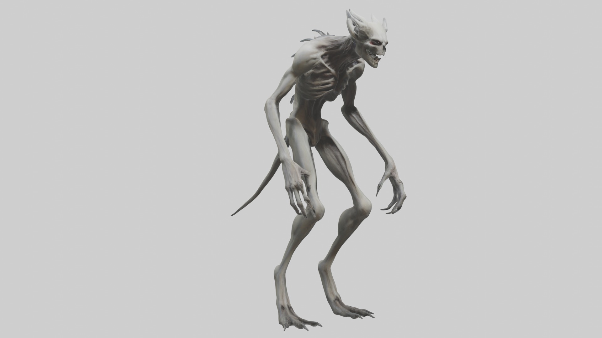 Wendigo Model Low-poly 3D model_5