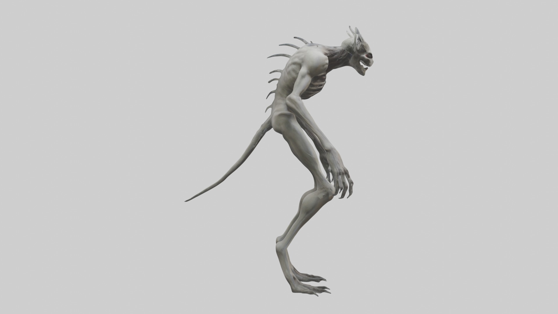 Wendigo Model Low-poly 3D model_7