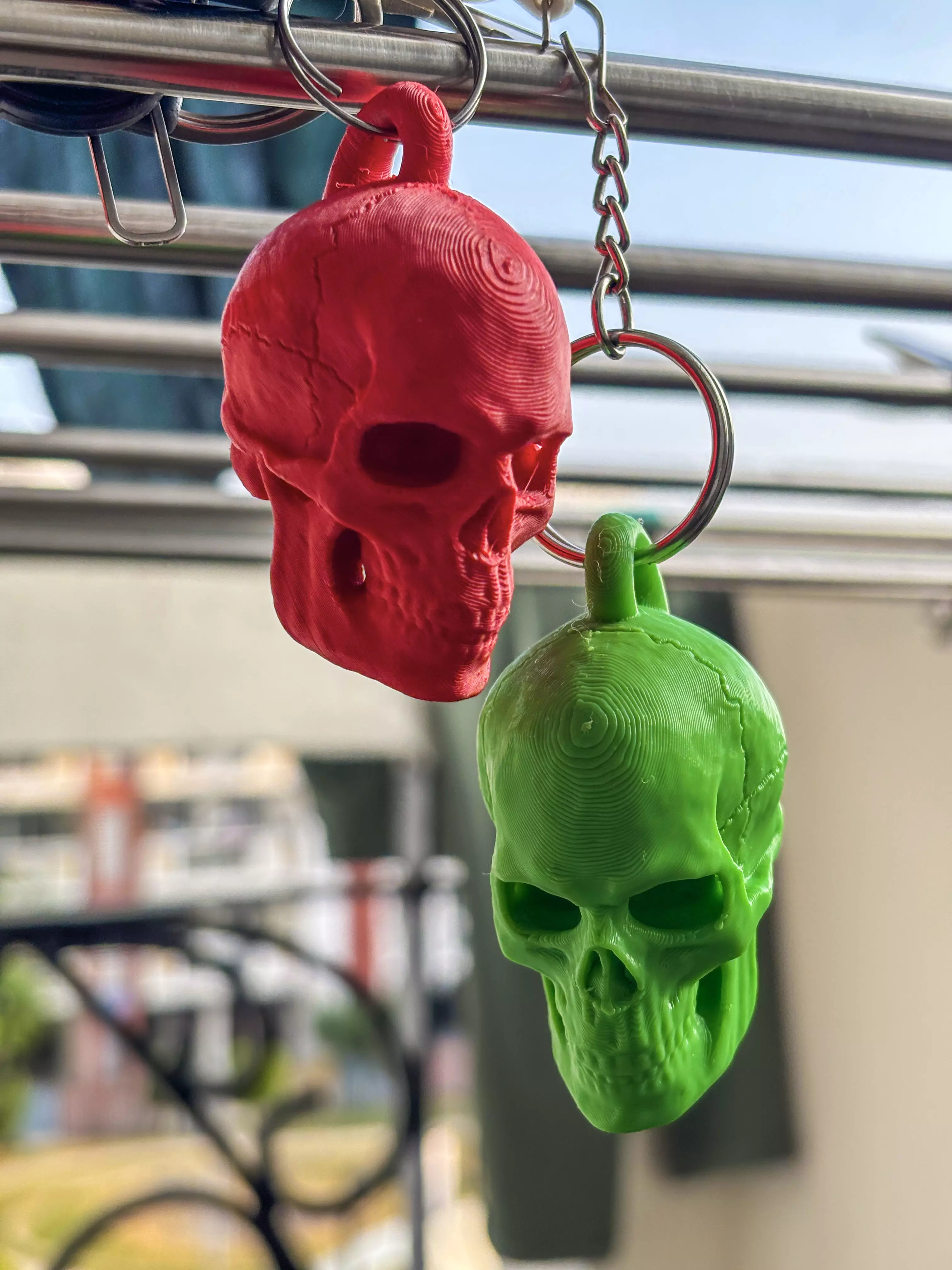 Free Skull Keychain Free 3D print model_0