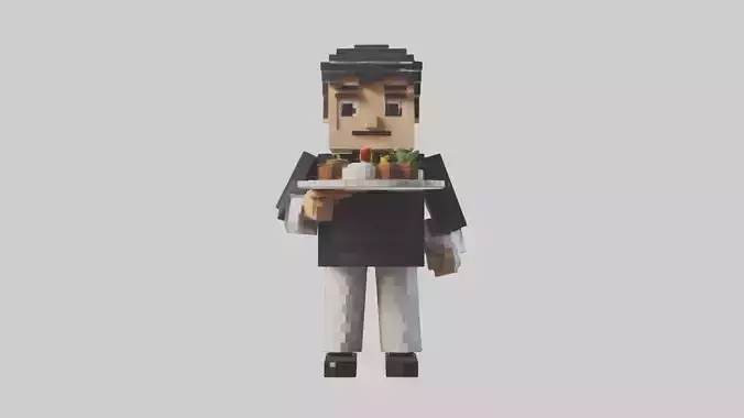 Voxel Waiter 1