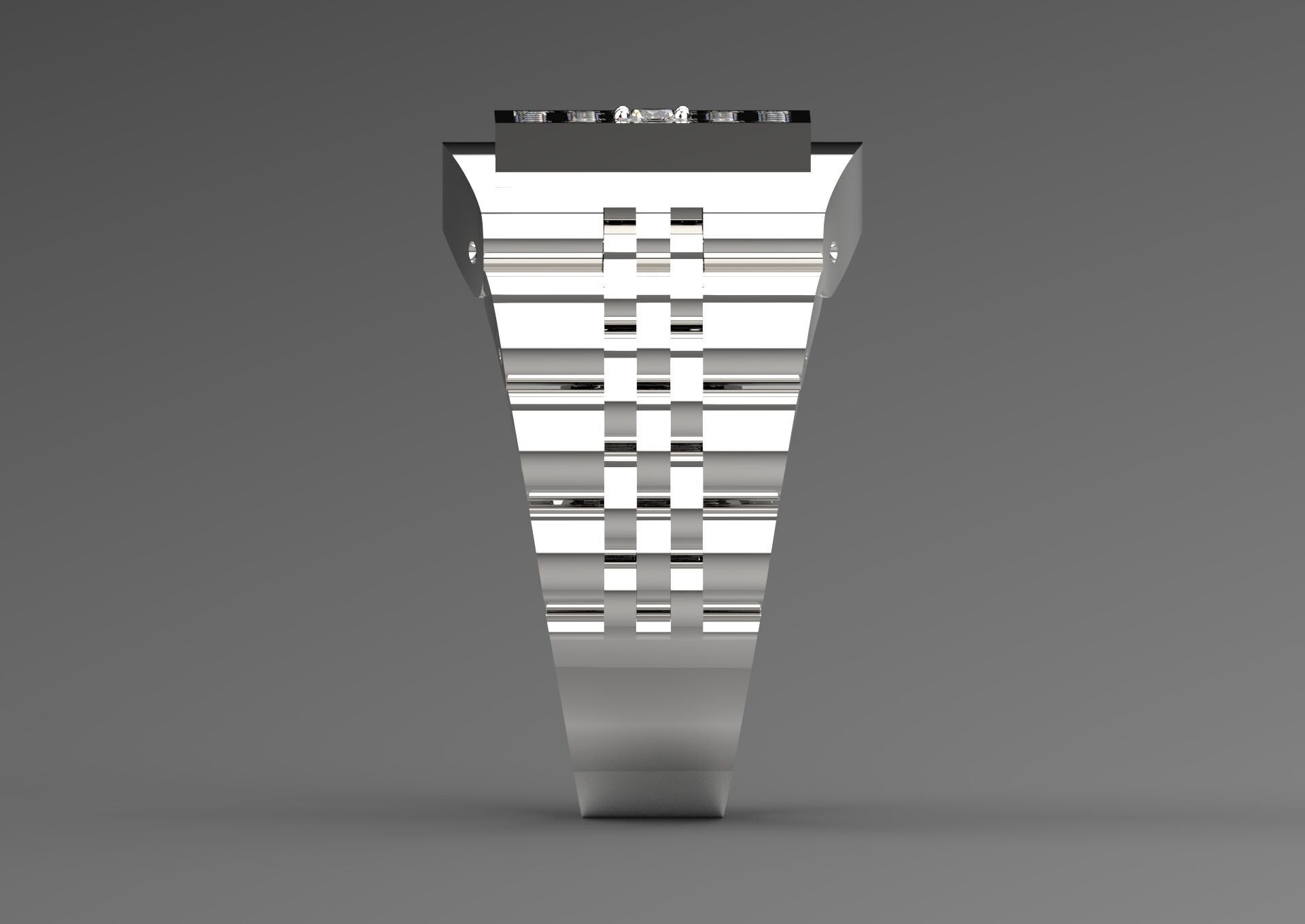 Luxury man Rolex design diamond ring model ror0032 3D print model_23